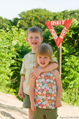 Ryan and cait at camp