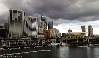 Darling Harbour darkness