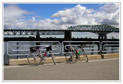 Sur l'Estacade du Pont Champlain