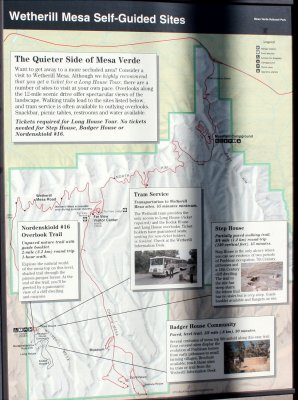 Wetherill Mesa Self-guided Sites info