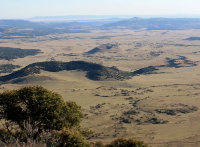 View from the crater rim