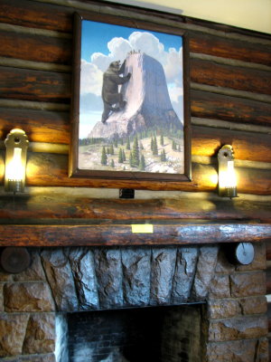 Inside the visitor center