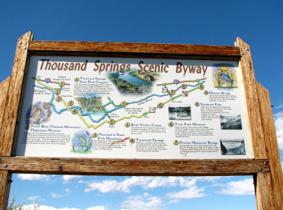 Idaho - Thousand Springs Scenic Byway