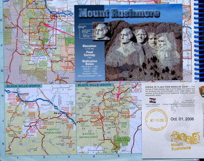 Postcards - Mount Rushmore
