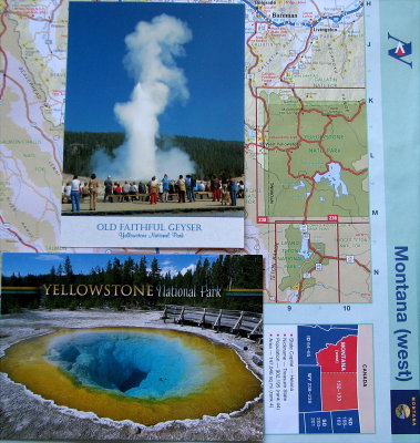 Postcards - Yellowstone National Park