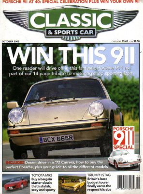 Classic & Sports Car  October 2003