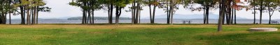 New Hampshire Lake Winnipasaukee panorama