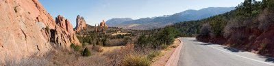 Garden of the Gods Panorama