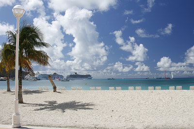 The beach in St. Maarten