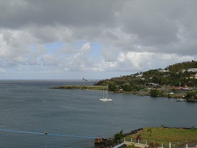 Landing in St. Lucia