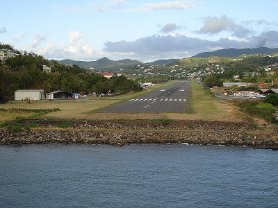 Departing St. Lucia