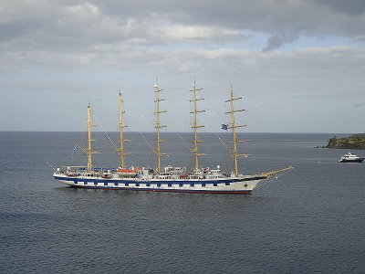 Tall ship in St. Kitts