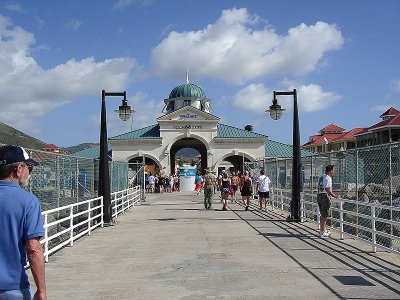 The pier in St. Kitts