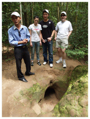 The amazing Cu Chi tunnel