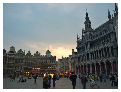 Sunset at Grand Place
