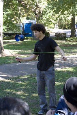 Nice hair! Oh, and a nice diabolo