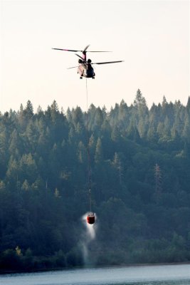 The Chinook under load