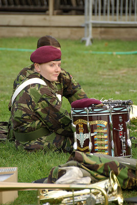 Para Regiment band at ease