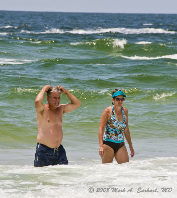 Joe & Kim Enjoy The Surf