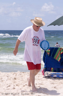 Jack Walks Across The Sand