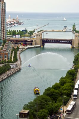 The Chicago River To Lake Michigan