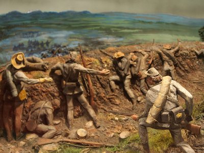 American Civil War Diorama - New Market, Virginia