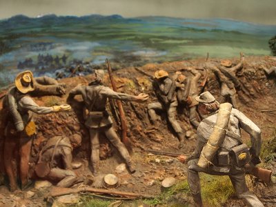 American Civil War Diorama -  New Market, Virginia