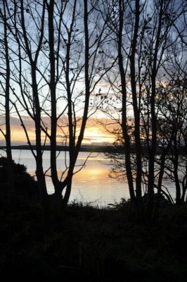 Autumn Sun Set