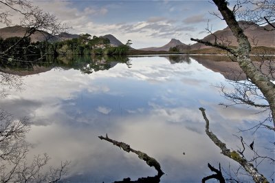 Reflections at Drumrunie Loch