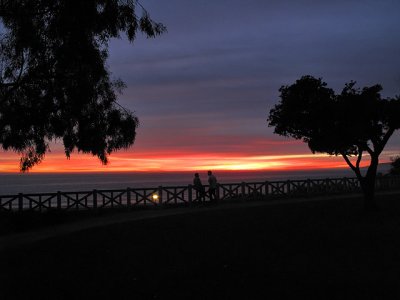 Palisades Park Sunset, Santa Monica, CA