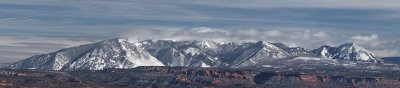 La Sal Mountains Panorama