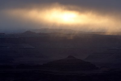 Light and Snow on the Mesa