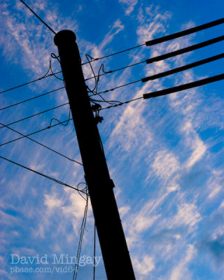 Jun 14: Wires obscuring sunset