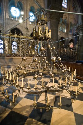 Notre Dame - an original chandelier