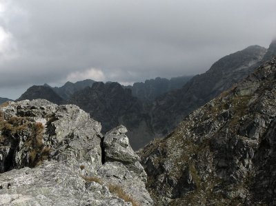Orla Perć in clouds