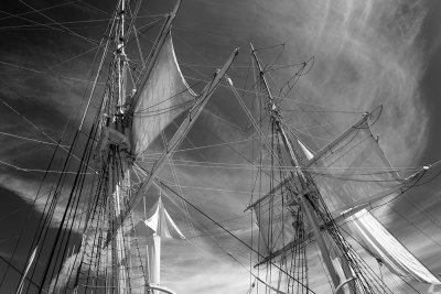 Mystic Seaport sails