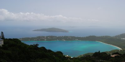 Mountain Top View of Magens Bay