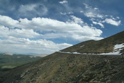 Road to Summit - Mt Evans