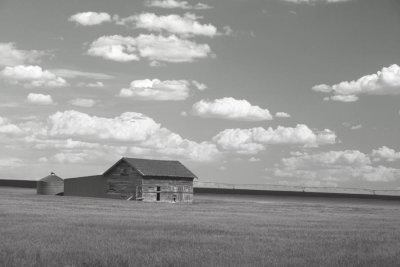 Old Farmhouse BW