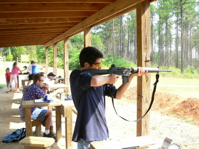 Jace with an AR-180