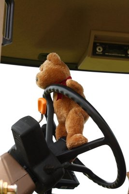 Now you know I'm skilled also as driver...
