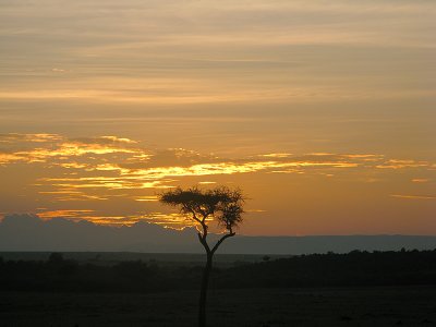 Sunset at Masai Mara