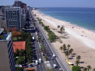 Ipanema from the top of the Praia Ipanema Hotel