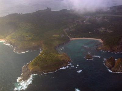 Aerial view of baia do Sueste