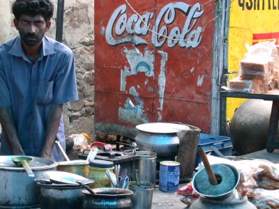 Having lunch just before rising to Amber Fort (Jaipur)