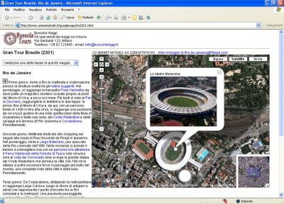The Maracana Stadium as seen from GoogleMaps satellite view
