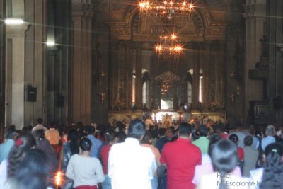 Celebracion de la Santa Misa en la Basilica