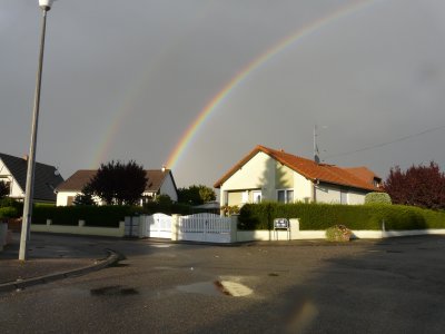 Arc en ciel et reflet - Rainbow and reflections