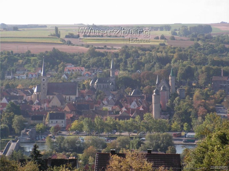 Ochsenfurt - vom Wehrturm in Kleinochsenfurt fotografiert