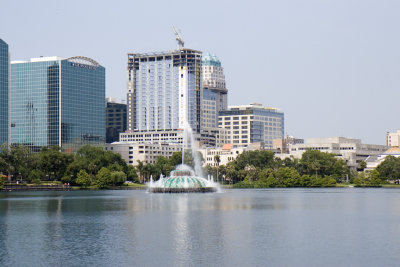 Orlando Skyline from Lake Eola